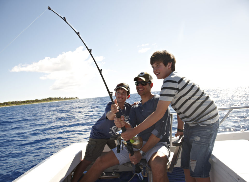 Fishing Out In Sea