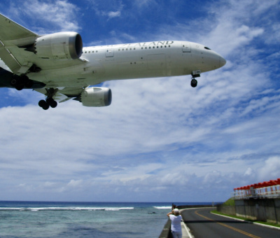 Air New Zealand landing